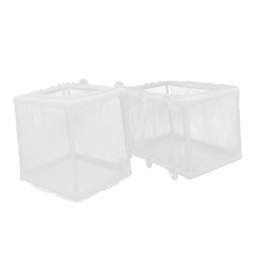 TOYANDONA 2pcs Fish Breeding Divider Floating Mesh for Aquarium Water Isolation Net for Fry and Fish Easy to Install and Clean Compact