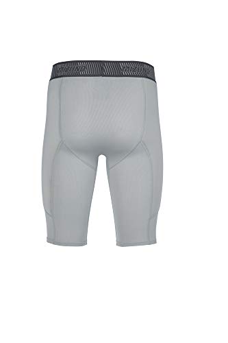 Mizuno Men's Aero Vent Padded Baseball Sliding Short - color: Gray, size: Small