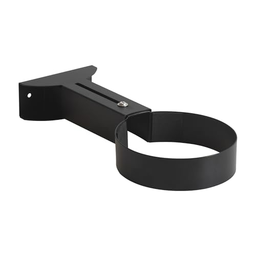 Wall Bracket for Sensory Bubble Fish Tube | 10–19cm Adjustable Dual-Ring Holder for 10cm Bubble Tube Lamps | Anti-Spill Support with Non-Slip Liner & Wide Stable Base