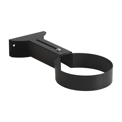 Wall Bracket for Sensory Bubble Fish Tube | 10–19cm Adjustable Dual-Ring Holder for 10cm Bubble Tube Lamps | Anti-Spill Support with Non-Slip Liner & Wide Stable Base