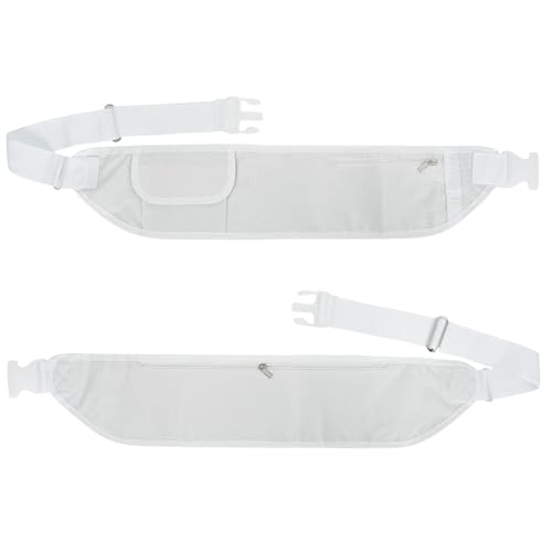 Qianliniuinc Men's Ihram Belt with Multi-Pocket Storage,Adjustable Ihram Belt for Men for Umrah Essentials and Hajj