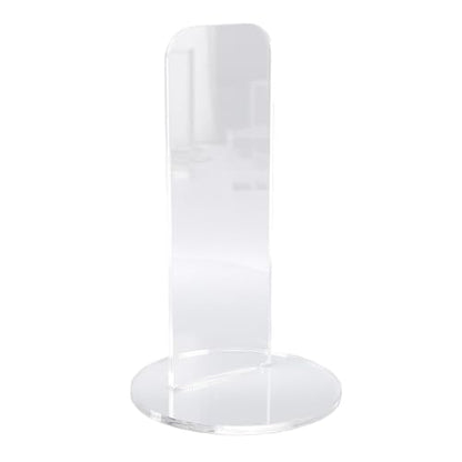 Yctze Vertical Boxing Glove Stand, Acrylic Glove Holder, Non Slip Base Boxing Gear Stand with Transparent Rack, Ideal for Organizing MMA, Muay Thai & Training Equipment, 10.5x10.5x18.5cm