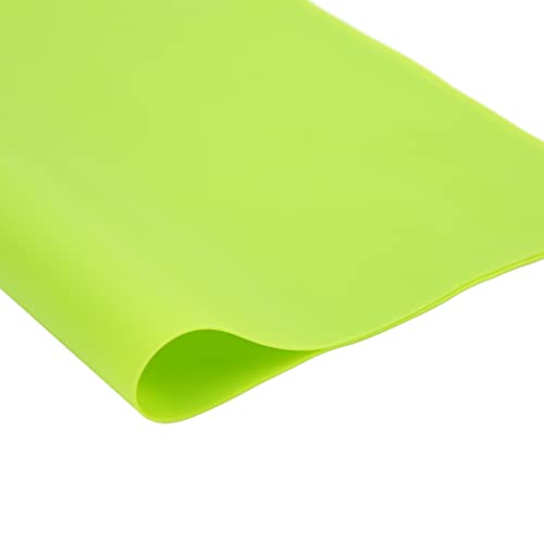 Silicone Craft Mat for Clay, Jewelry Making & Baking – Washable, Flexible, Non-Slip Desk Saver Pad, 10.98 x 9.41 in, Green (Compatible with, and DIY Kitchen Tools) - color: Green