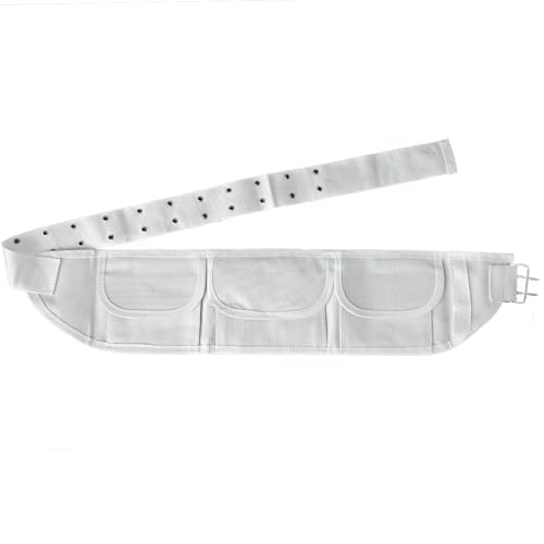 OMEZMART Ihram Belt for Hajj and Umrah - Adjustable Size with Front Pockets and Zippered Compartments (Belt)