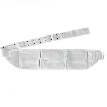 OMEZMART Ihram Belt for Hajj and Umrah - Adjustable Size with Front Pockets and Zippered Compartments (Belt)
