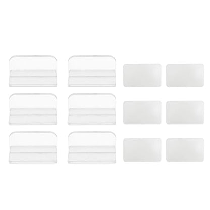 Acrylic Fish Tank Cover Handle, Durable Transparent Lid Pull Handle, 6Pcs - Secure Grip, Easy Replacement, Ideal for Aquarium and Glass Covers