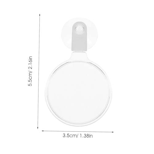 MERRYHAPY Aquarium Magnifier Coral Viewer Acrylic Magnifying Glass Suction Cup Magnifier for Fish Plant Spider