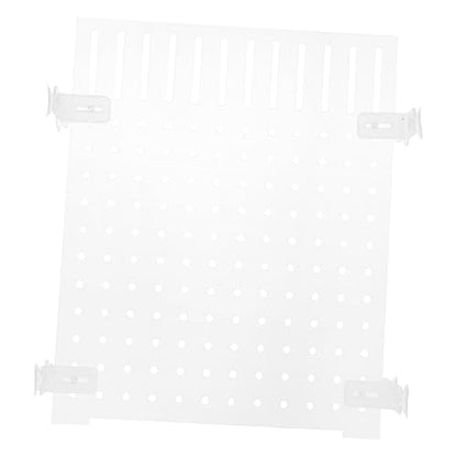 Toyvian Transparent Acrylic Aquarium Fish Tank Divider with Suction Cup Isolation Board for Separating Fish Suitable for Aquarium Compartmentalization