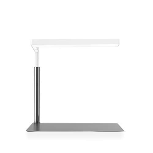 Extension Stand Holder for Flat Nano or Flat Nano Plus Aquarium LED Light, Fish Tank Plant Lamp, Adjustable Tank Mount, Extendable Bracket Fixture Kit (not including the lamp) (Silver) - color: Silver