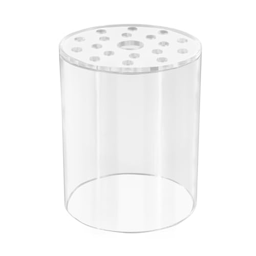 DONGKER Coral Feeder Cover, Transparent Acrylic Coral Breeding Protection Cover Avoid Food Floating Around for Aquarium Fish Tank(80mm,100mm,120mm) - size: CFC-80