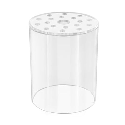 DONGKER Coral Feeder Cover, Transparent Acrylic Coral Breeding Protection Cover Avoid Food Floating Around for Aquarium Fish Tank(80mm,100mm,120mm) - size: CFC-80