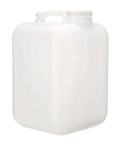 FastRack 5 Gallon Hedpak with Cap | BPA-free, Food-Grade, and Leak-Proof | White Water Container | Ideal for brewing, fermentation, or storage - size: 640 Ounces