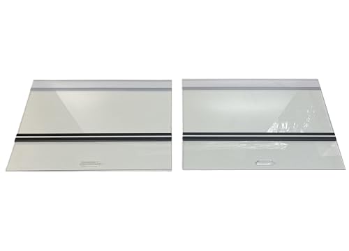 48x18 Aquarium Lid 2 Piece Set – Fits AQUE0N (22 1/8" x 16 3/8" x 3/16" H) Glass Top for 75/90/110 Gallon Tank with Center Brace AG
