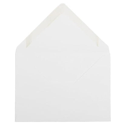 LUXPaper Outer Envelopes | 6" x 8 1/4" | Bright White | 70lb. Text | 50 Qty - color: White, size: 6 x 8 1/4