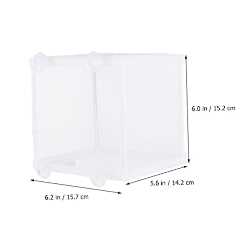 2pcs Portable Fish Hatching Net Isolation Box Water Separation Net for Aquarium Breeding for Home Tank Use and Cloth Materials s