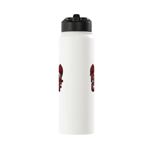 The Tribal Chief Combat Sports Funny Mma Wrestling Stainless Steel Insulated Water Bottle - color: White