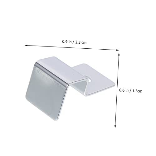 SaditY 16 Pcs Support Frame 55 Gallon Fish Tank Fish Tanks lid jar lids frag Rack Aquariums Glass Cover Clip Fish Tanks Cover Holders Clip Holder Acrylic Fish Mouth Clip Stainless Steel