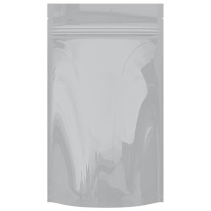 Mylar Style Barrier Bags – Zipper w/Heat Seal – 100 Bags (Gloss White/Gloss White, 1/2 Ounce - 5?x8.14?x2.33?) - color: Gloss White / Gloss White, size: 5x8.14x2.33 Inch (Pack of 100)