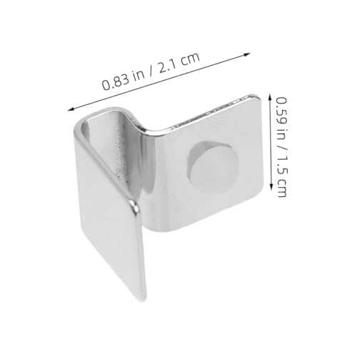 Kisangel 8pcs Aquarium Lid Clips: 5mm Fish Tank Lid Holder - Stainless Steel Fish Tank Cover Support Clamps for Rimless Aquarium Glass Top