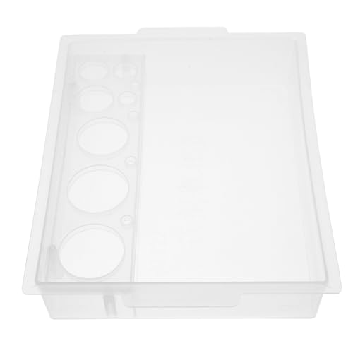 Veemoon Square Aquarium Test Tube Stand Holder Rack Plastic Tube Holder Lab Accessory Easy Cleaning