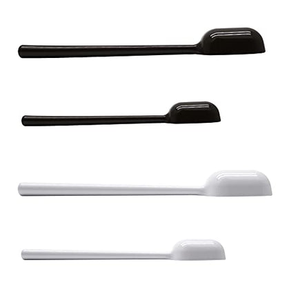 EIKS 4-Pcs Long Handle Scoop Measuring Spoons, Work Well for Deep Jars | For Dry and Liquid Ingredients, Coffee bean, Salts, Sugar, Syrup Honey, Apply for Kitchen Cooking Baking
