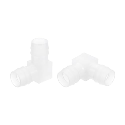uxcell 5/8" 90 Degree Elbow Hose Barb, 6pcs L-Shaped Aquarium Air Valve Connector Tubing for Fish Tank Pond Air Line - size: 5/8"
