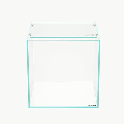 4mm Glass Aquarium Lid with Clips for 30x30cm Rimless Tank | Lid 28.2x22.5cm; reduces evaporation and jumping - size: 282x225mm (1 pc)
