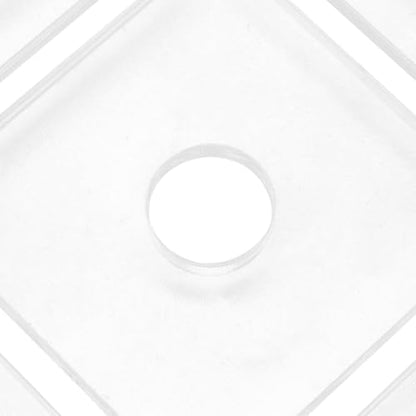 Clear Acrylic Fish Tank Lid with Feeding Holes, Multi-Slots and Corner Guards - Aquarium Anti-Jumping Top Cover for 4.7''X4.7'' Breeder Terrariums