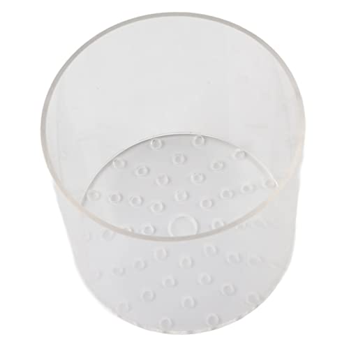 Acrylic Transparent Feeder Cover, Anti Feeding Shrimp Aquarium Accessory, Feeding with Feeding Tube for Fish Tank, Safe Reproduction Cover for Marine Life (120mm) - style: 120mm