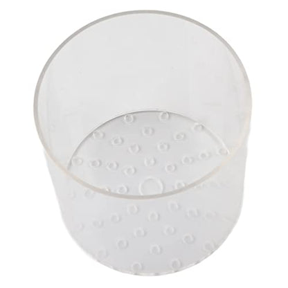 Acrylic Transparent Feeder Cover, Anti Feeding Shrimp Aquarium Accessory, Feeding with Feeding Tube for Fish Tank, Safe Reproduction Cover for Marine Life (120mm) - style: 120mm
