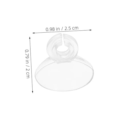 BESPORTBLE 40Pcs Aquarium Suction Cup Clips with Soft Buckle Design for Secure Oxygen Tubing Durable Air Hose Holders for Fish Tank Maintenance Compact and Lightweight Clips for Easy