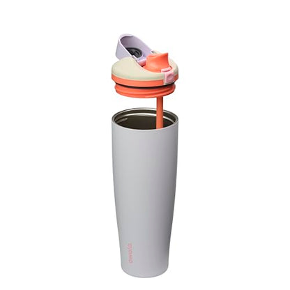 Owala FreeSip Tumbler - Stainless Steel - 40-oz. - Mint/Purple Beach House - color: Beach House, size: 40 Ounces