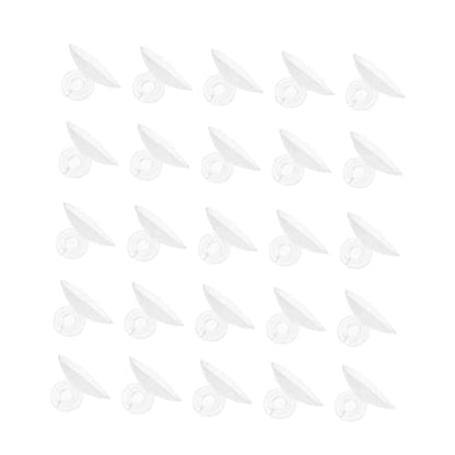 FOMIYES 25pcs Aquarium Suction Cup Clips for Fish Tank Hose Clamp Holders Durable Airline Support for Aquarists and Shrimp Breeders Easy to Install and Use