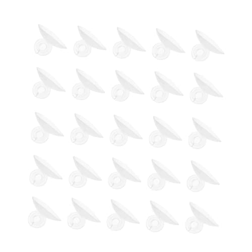 FOMIYES 25pcs Aquarium Suction Cup Clips for Fish Tank Hose Clamp Holders Durable Airline Support for Aquarists and Shrimp Breeders Easy to Install and Use