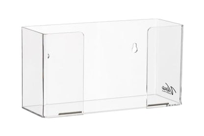 AdirMed VivaEssentials Single Glove Box Holder, Wall Mount or Free Standing Clear Acrylic Glove Holder - color: Clear, style: Single Box Capacity