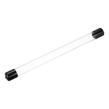 MECCANIXITY Clear Storage Tube 20x22mm Small Plastic Round Tubing with Caps Rigid Bottle Container 300mm/12 Inch for Item Stored - size: 20x22x300mm