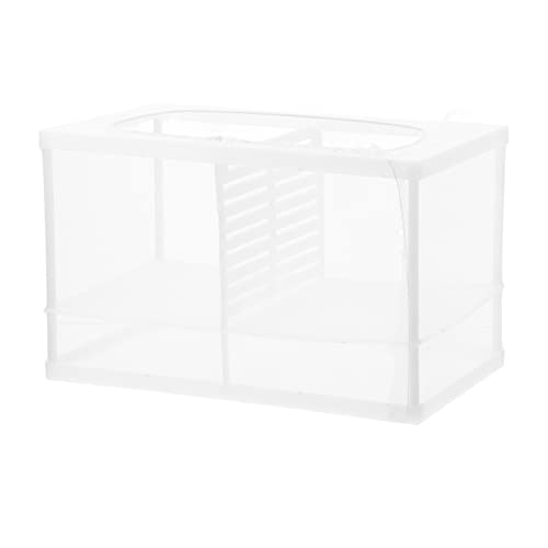 Kisangel Fish Tank Isolator Multifunctional Aquarium Incubator for Dividing Fish Easy Installation Cups Capacity Divider