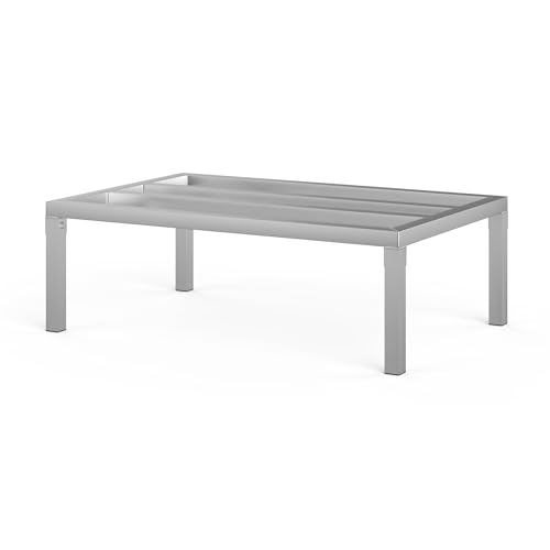 24 in X 36 in. Aquarium Stand | Industrial Style Aluminum Fish Tank Base with Open Frame Design - size: 24 W x 36 L x 12 H