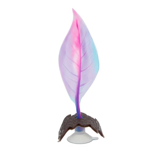 Silicone Aquarium Plants Fish Tank Accessories Artificial Kelp Ornaments Aquarium Ornament Fish Tank Plant Hammock Simulated Aquatic Plant Suction Cup Betta Leaf Betta Fish Decorate