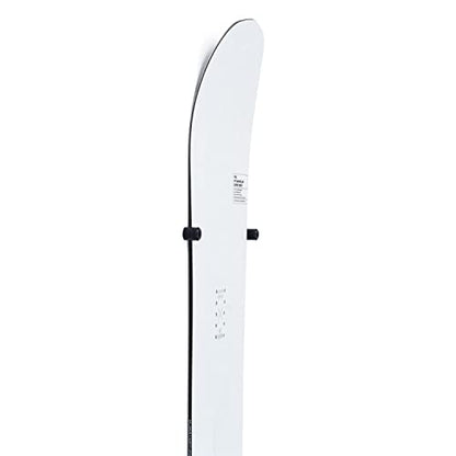 (4 PCS) Snowboard Wall Mount Storage – Edge-Safe Modern Snowboards Hanger | Floating Vertical Rack, Clip Hook Holder to Securely Store and Display Boards, Gear Organizer by Arkorus