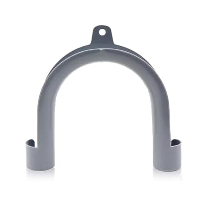 NIIIYTYB PVC Washing Machine Drain Hose Holder Hook U-Shaped Drain Clamp Fits 1-1/4" Pipe Secure Holder for Laundry Room Organization