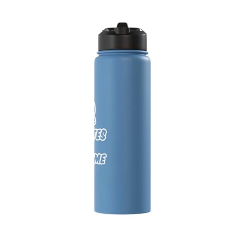 3 Minutes Is A Long Time Boxing Round Timer Training - Stainless Steel Insulated Water Bottle - color: Light Blue