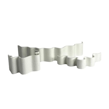 Chatelet REEFSHAPE Aquarium or Terrarium Substrate Cliffs Combo Pack | Separate Substrate Layers in Aquariums or Terrariums to Create Cliffs & Depth | Made in USA (Cliff Combo, White) - color: Cliff Combo, White
