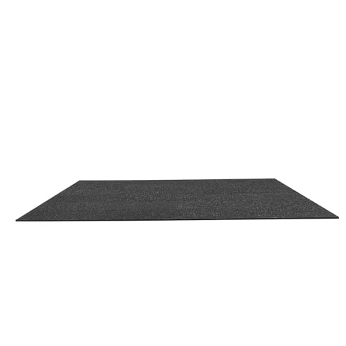 VEVOR 0.56Inch 96sq.ft 24 Tiles Gym Flooring for Home Gym, Rubber Top with High Density EVA Foam, 24 x 24In Gym Floor Exercise Equipment Mats, Interlocking Gym Mats, Puzzle Workout Mats, Black & White | Rubber Top with High Density EVA Foam, Lightweight G
