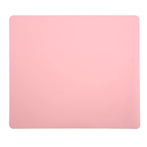 ZJchao Silicone Mats for Crafts, Clay Mat Silicone Baking Washable Flexible Jewelry Casting Sheets Nonskid Desk Saver Pad Countertop Protector for DIY Kitchen, 10.98x9.41x0.04in (Pink) - color: Pink