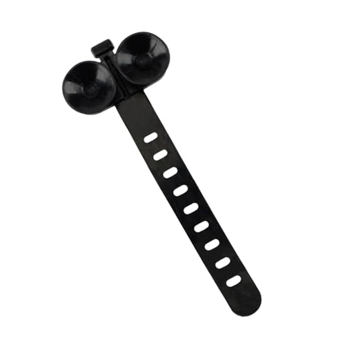 10pcs Multiuse Aquarium Suction Cup Fasteners Cable Tie for Efficient Fixing of Instrument and Neat Organization Fishtank Suction Cup Tie - color: Black