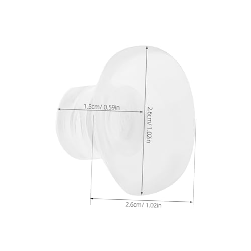 GALPADA 50pcs Fish Tank Cups for Secure Feeder Fixing Transparent Aquarium Accessories for Easy Installation and Visibility for Fish Bowls and Aquatic Environments - size: 3.00X3.00X1.50CM