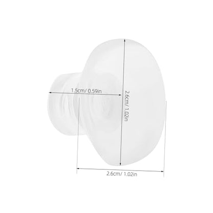 GALPADA 50pcs Fish Tank Cups for Secure Feeder Fixing Transparent Aquarium Accessories for Easy Installation and Visibility for Fish Bowls and Aquatic Environments - size: 3.00X3.00X1.50CM