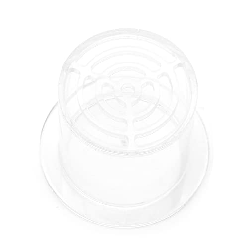 Coral Feeder Cover Coral Reef Feeding Breeding Protect Cover Avoid Coral Food Floating Around Coral Reef Feeding Cover Feeding Breeding Cover Acrylic Transparent Coral Feeder Cover for Blocking Fish