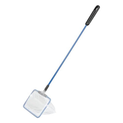 AQUANEAT Aquarium Fish Net, Small Fish Tank Cleaning Net, Food Wastes Skimmer for Small Ponds and Pools - size: 3 inch
